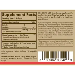 Natural Vitamin E - 400 IU (250 Softgels)
