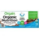 Organic Plant-Based Protein Shake - 16g Protein - Smooth Chocolate (11 Fl Oz. / 12 Drinks)