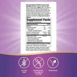 Organic Sambucus Elderberry Zinc Lozenges with Vitamin C - Honey Lemon (24 Lozenges)