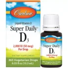 Super Daily D3 - Liquid Vitamin D - 2,000 IU (0.35 Fluid Ounces)