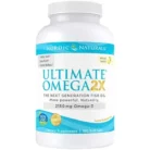 Ultimate Omega 2X – 2,150 MG Total Omega-3s – Lemon (180 Softgels)