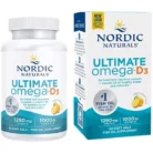 Ultimate Omega-D3 – 1,280 MG Total Omega-3s + 1,000 IU Vitamin D3 – Lemon (60 Softgels)