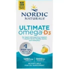 Ultimate Omega-D3 – 1,280 MG Total Omega-3s + 1,000 IU Vitamin D3 – Lemon (60 Softgels)