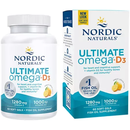 Ultimate Omega-D3 – 1,280 MG Total Omega-3s + 1,000 IU Vitamin D3 – Lemon (60 Softgels) Ultimate Omega-D3 – 1,280 MG Total Omega-3s + 1,000 IU Vitamin D3 – Lemon (60 Softgels)