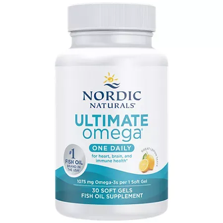 Ultimate Omega – One Daily – 1,075 MG Fish Oil – Lemon (30 Softgels) 1 Ultimate Omega – One Daily – 1,075 MG Fish Oil – Lemon (30 Softgels)