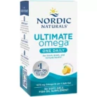 Ultimate Omega – One Daily – 1,075 MG Fish Oil – Lemon (30 Softgels)