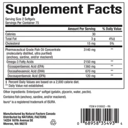 Ultra Strength Rx Omega 3 Factors - 2150 MG (150 Softgels)