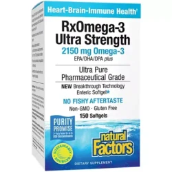 Ultra Strength Rx Omega 3 Factors - 2150 MG (150 Softgels)