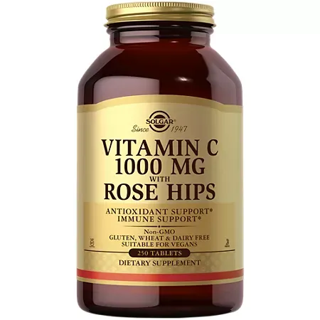 Vitamin C With Rose Hips - 1,000 MG (250 Tablets) Vitamin C With Rose Hips - 1,000 MG (250 Tablets)