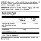 Vitamin C with Bioflavonoid Concentrate + Rose Hips & Acerola - 1,000 MG (250 Capsules)