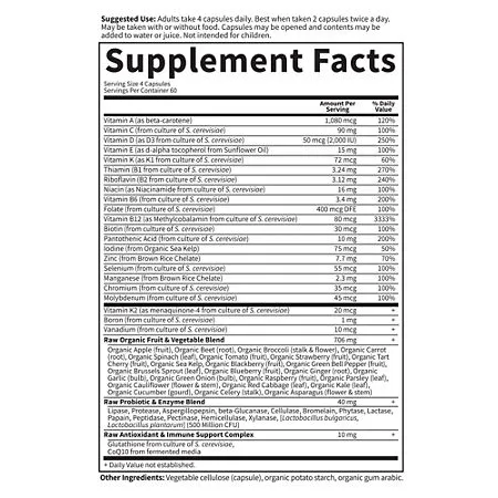 Vitamin Code 50 & Wiser Women – Raw Whole Food Multivitamin (240 Vegetarian Capsules) 1 Vitamin Code 50 & Wiser Women – Raw Whole Food Multivitamin (240 Vegetarian Capsules)