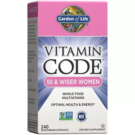 Vitamin Code 50 & Wiser Women – Raw Whole Food Multivitamin (240 Vegetarian Capsules) Vitamin Code 50 & Wiser Women – Raw Whole Food Multivitamin (240 Vegetarian Capsules)