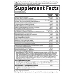 Vitamin Code Men – Raw Whole Food Multivitamin (240 Vegetarian Capsules)