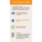 Vitamin Code Raw Vitamin C – 500 MG Whole & Food Vitamin C with Bioflavonoids (120 Vegan Capsules)