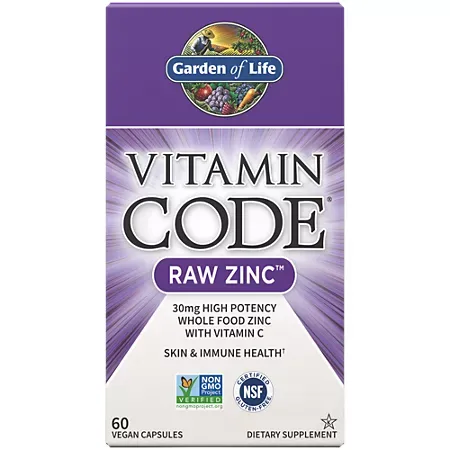 Vitamin Code Raw Whole Food Zinc (60 Vegan Capsules) Vitamin Code Raw Whole Food Zinc (60 Vegan Capsules)