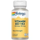 Vitamin D3 & K2 - 5,000 IU D-3 (60 Vegetarian Capsules)