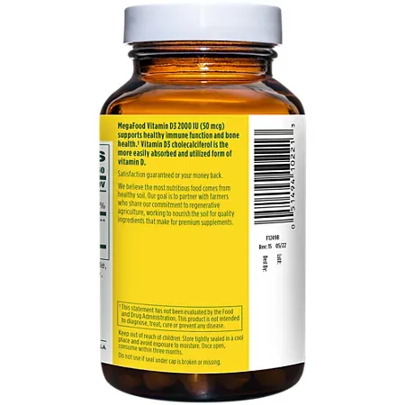 Vitamin D3 for Immune & Bone Health - 2,000 IU (60 Tablets) 2 Vitamin D3 for Immune & Bone Health - 2,000 IU (60 Tablets)