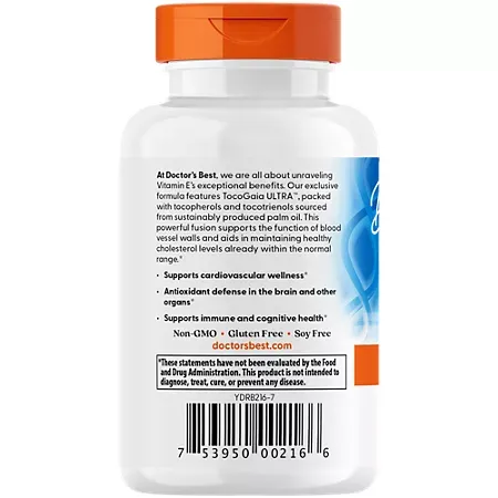 Vitamin E Tocotrienols with TocoGaia Ultra - 50 MG (60 Softgels) 3 Vitamin E Tocotrienols with TocoGaia Ultra - 50 MG (60 Softgels)