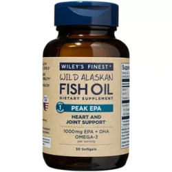 Wild Alaskan Fish Oil Peak EPA - 1000 MG EPA, DHA, Omega 3 - 1,250 MG (30 Softgels)
