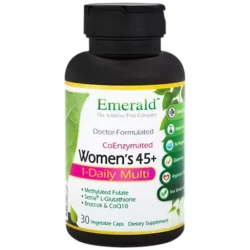 Women's 45+ Multivitamin with Methylated Folate, L-Glutathione, Broccoli & CoQ-10 (30 Vegetarian Capsules)