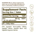 Zinc - Antioxidant, Skin & Immune System Support - 50 MG (100 Tablets)
