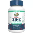 Zinc Gummies for Immune Health - Sugar Free - Tart Raspberry (60 Gummies)